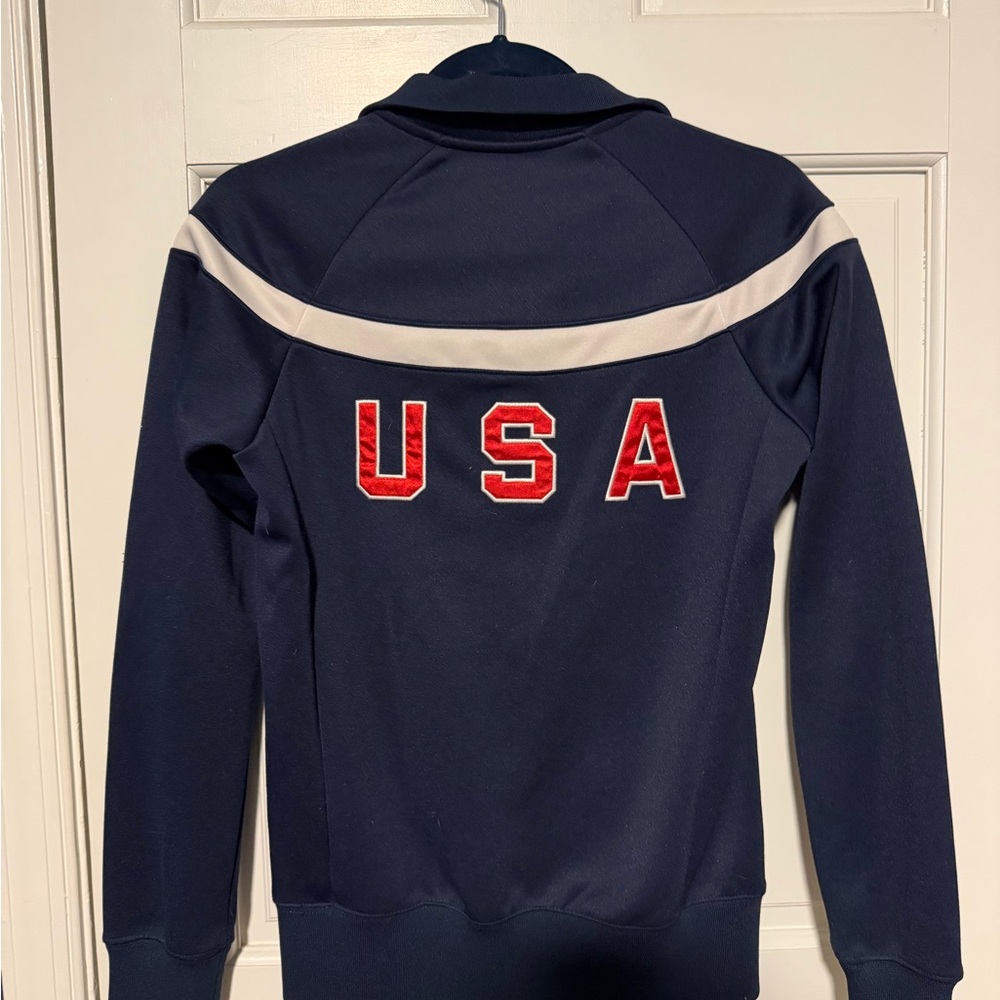 Nike Navy Team USA OLYMPICS 2010 Track Jacket - Picture 2 of 4